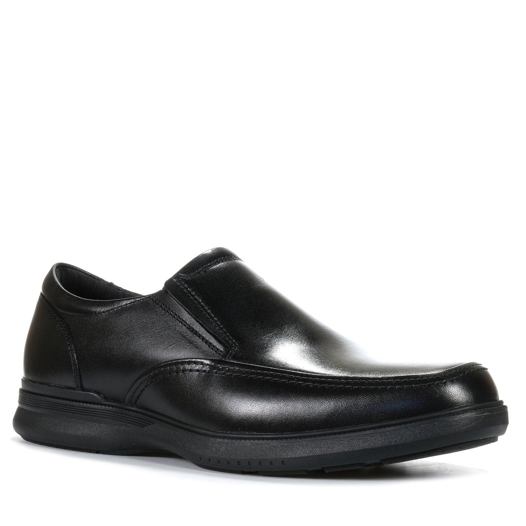 Hush Puppies Luca Black Mens Shoes