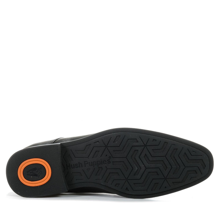 Hush Puppies Nero Black Mens Shoes