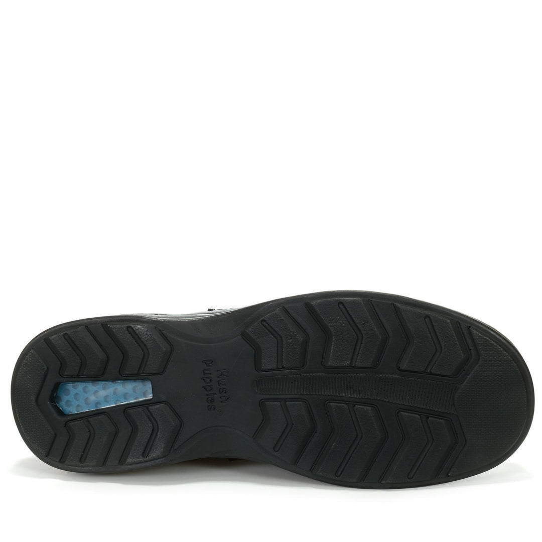 Hush Puppies Roland Black Mens Shoes