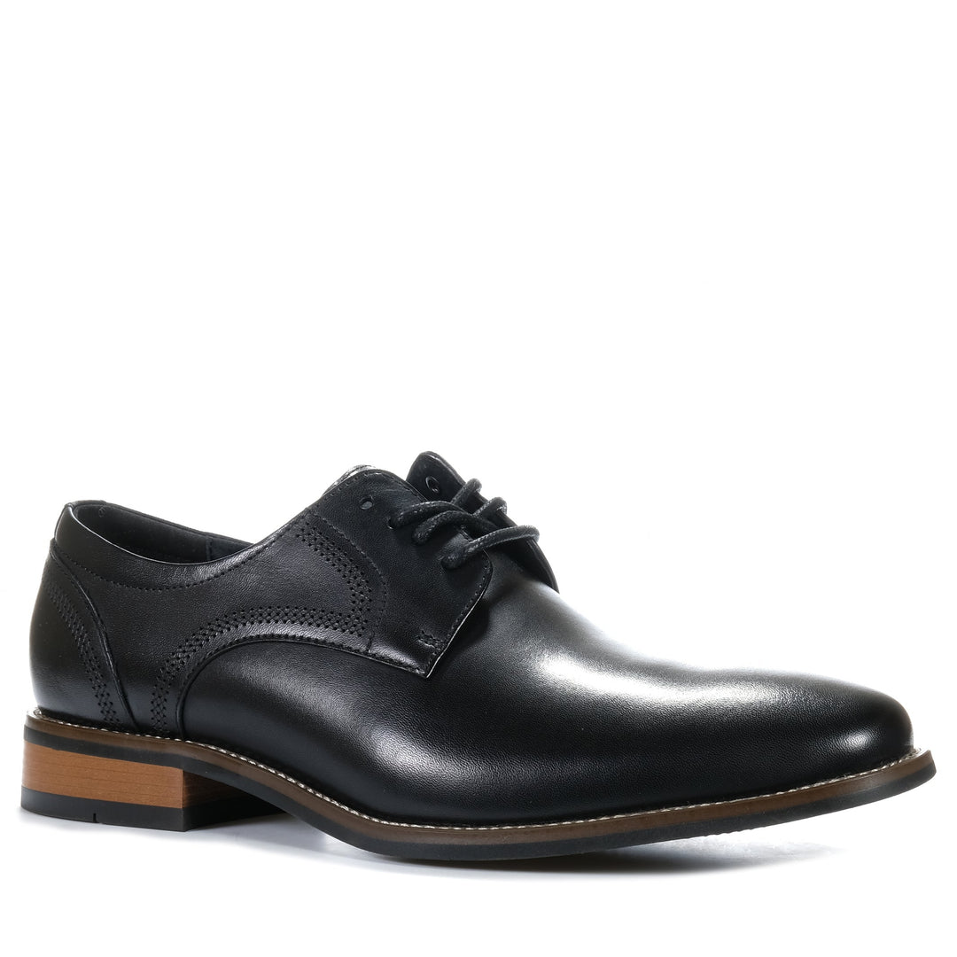 Hush Puppies Whale 2 Black Mens Shoes