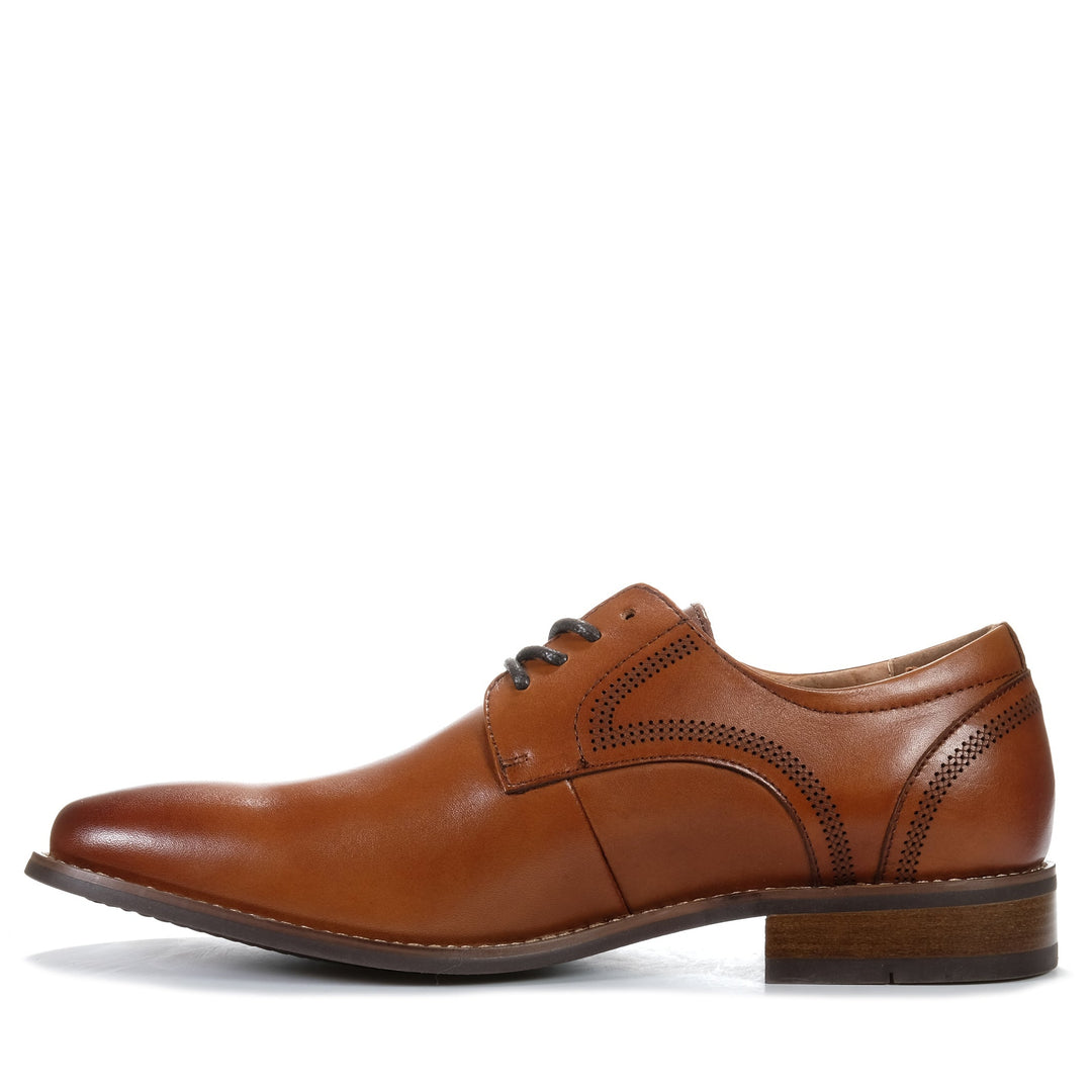 Hush Puppies Whale 2 Tan Burnish Mens Shoes