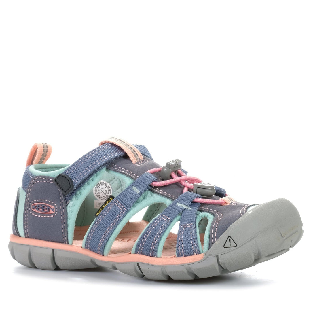Keen Seacamp II Cnx Flintstone/Ocean Wave Youth Sandals