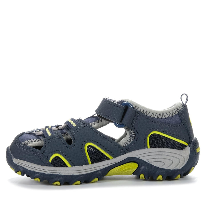 Merrell Hydro H20 Hiker Junior Navy/Lime, 10 US, 5 US, 6 US, 7 US, 8 US, 9 US, blue, kids, merrell, sandals, toddler