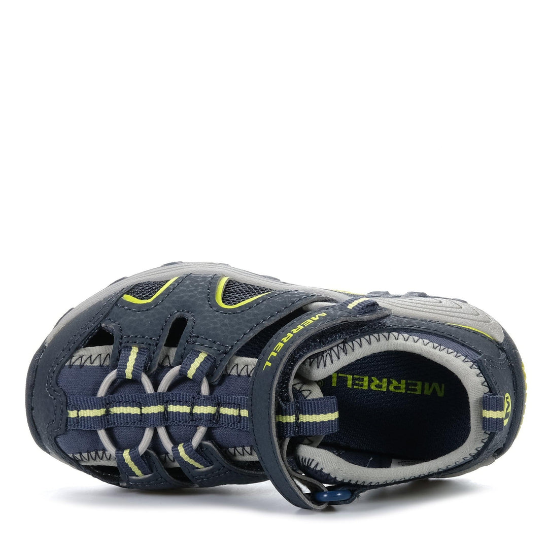 Merrell Hydro H20 Hiker Junior Navy/Lime Toddler Sandals