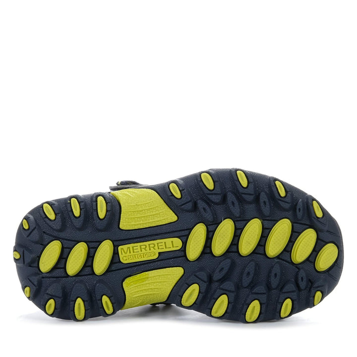 Merrell Hydro H20 Hiker Junior Navy/Lime Toddler Sandals