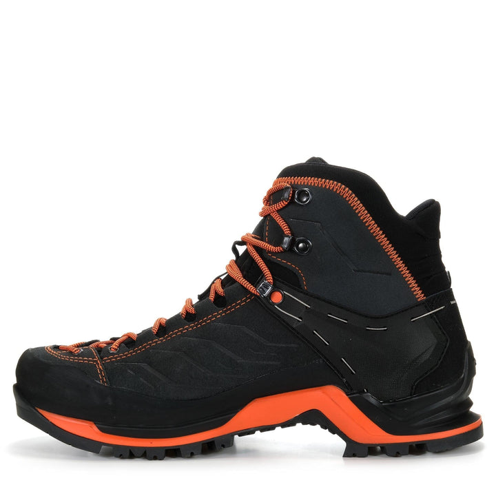 Salewa Mountain Trainer Mid Gore-Tex Asphalt/Orange, 10 UK, 10.5 UK, 11 UK, 12 UK, 8 UK, 8.5 UK, 9 UK, 9.5 UK, grey, hiking, mens, salewa, sports, waterproof