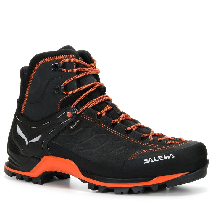 Salewa Mountain Trainer Mid Gore-Tex Asphalt/Orange Mens Sports
