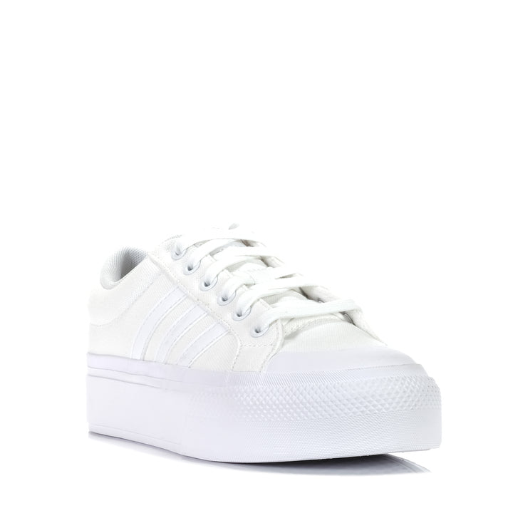 Adidas Bravada 2.0 Platform White, 10 US, 6 US, 7 US, 8 US, 9 US, Adidas, flats, low-tops, shoes, sneakers, white, womens