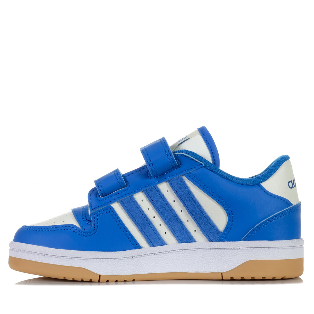 Adidas Break Start EL CF Blue Bird, 1 US, 13 US, 2 US, 3 US, Adidas, blue, kids, shoes, white, youth