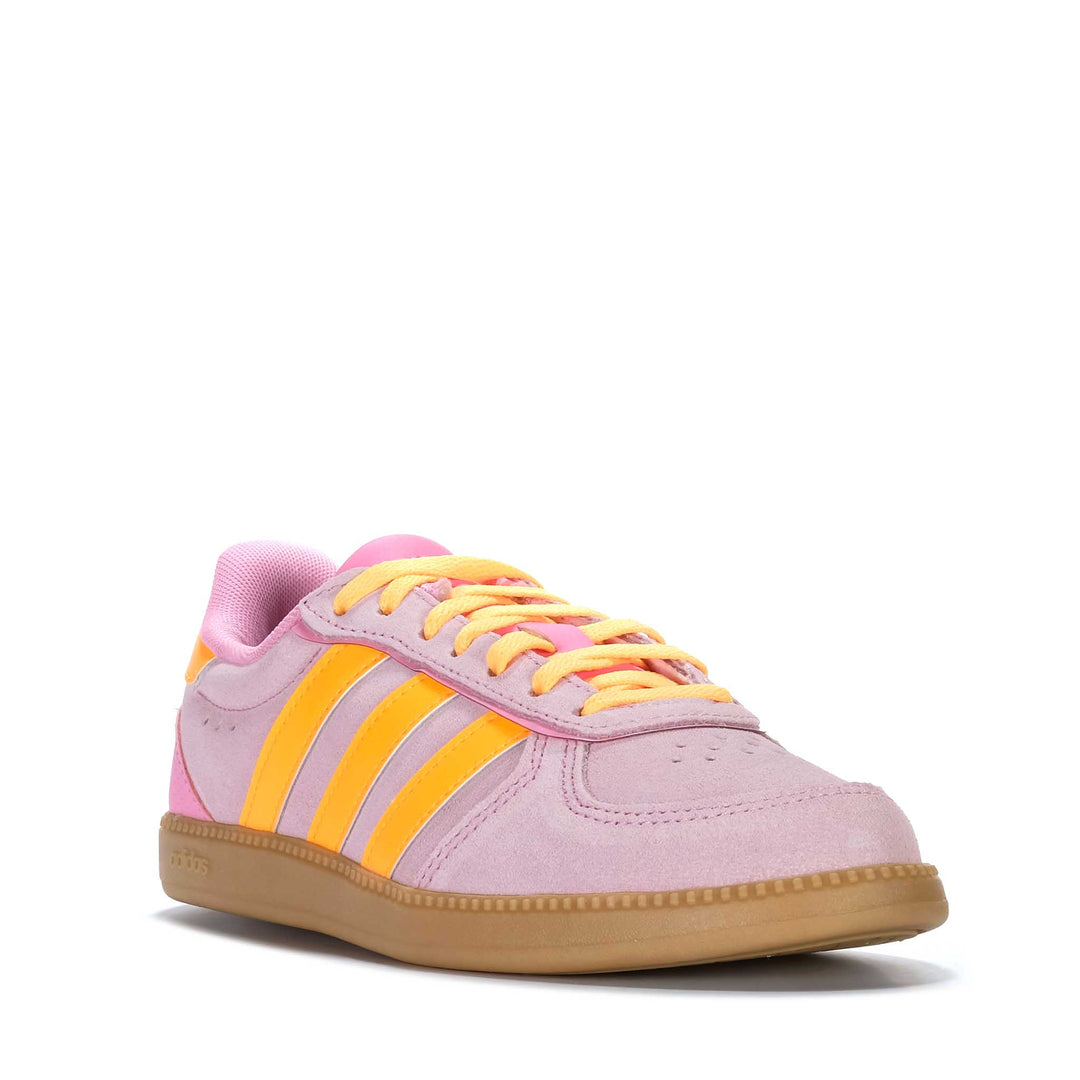 Adidas Breaknet Sleek Bliss Pink/Lucid Tangerine Womens Sneakers