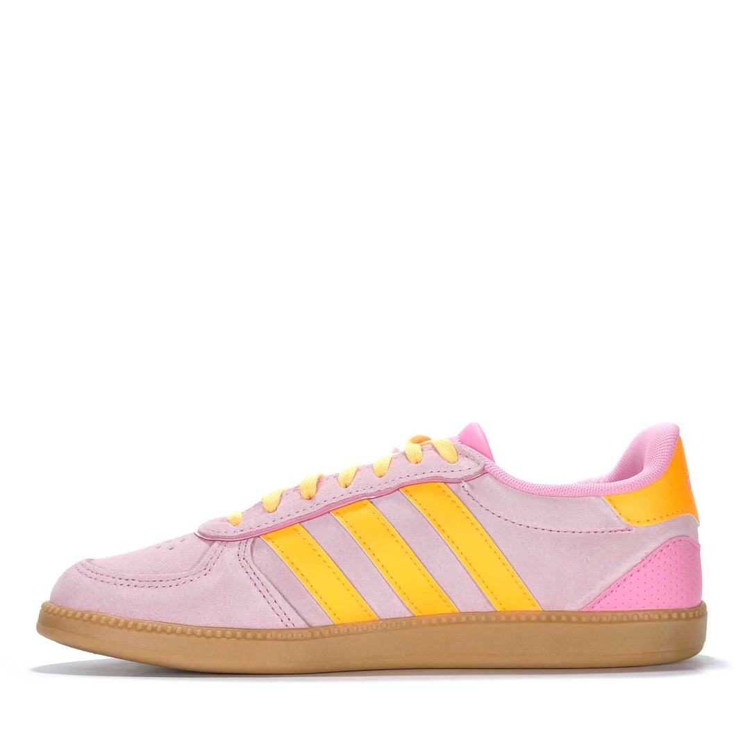 Adidas Breaknet Sleek Bliss Pink/Lucid Tangerine Womens Sneakers