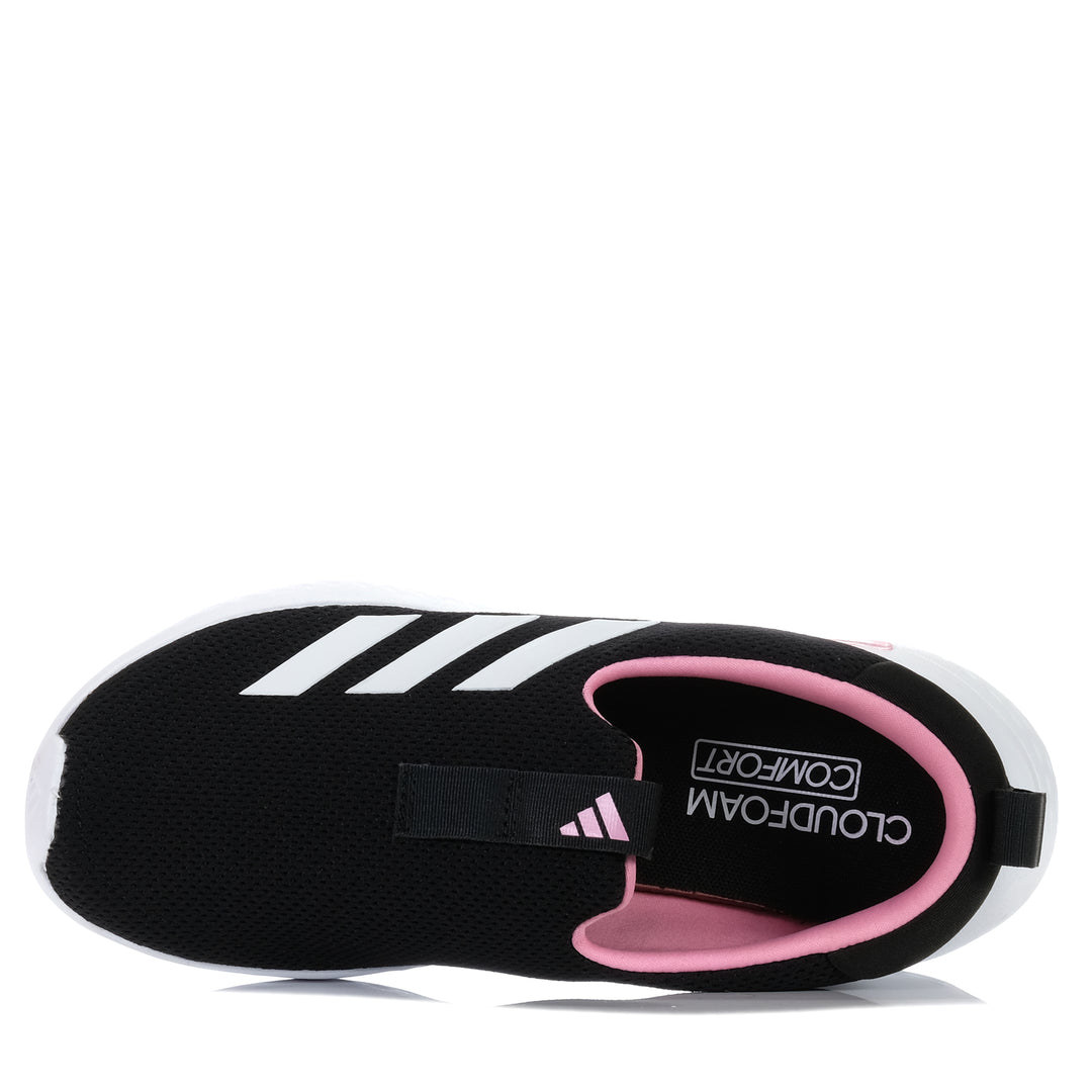 Adidas Cloudfoam Move Lounger Black/White, 10 US, 11 US, 6 US, 7 US, 8 US, 9 US, Adidas, black, flats, shoes, sports, walking, womens