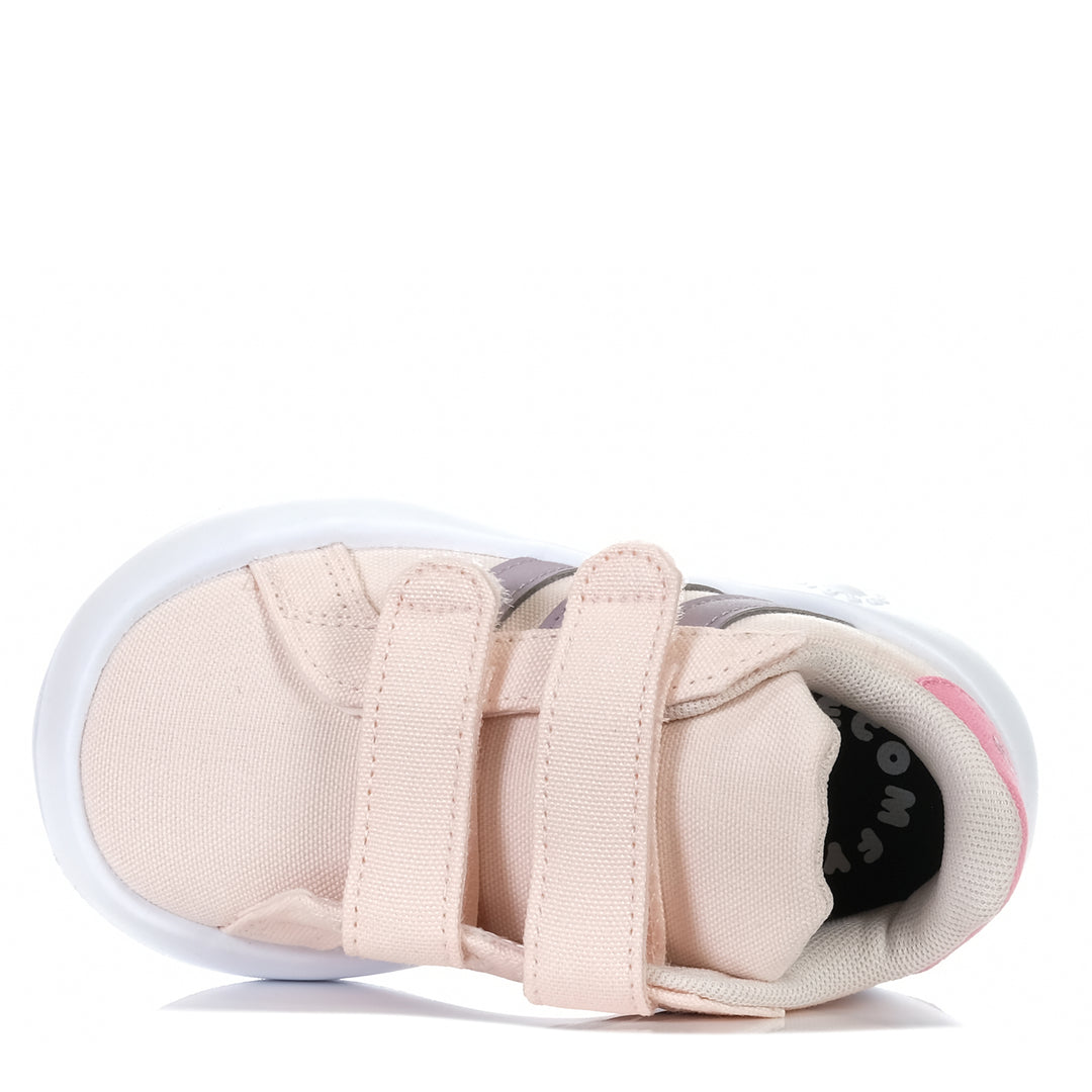 Adidas Grand Court 2.0 CF Infant Wonder Quartz/Fig/Bliss Pink, adidas, kids, pink, shoes, toddler