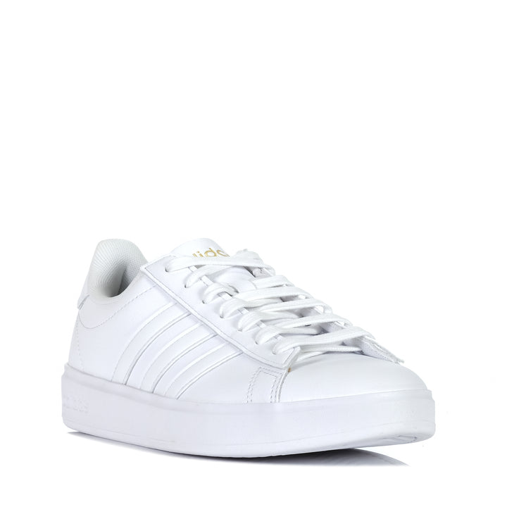 Adidas Grand Court 2.0 White/White, Womens, adidas, flats, low-tops, shoes, sneakers, white, womens