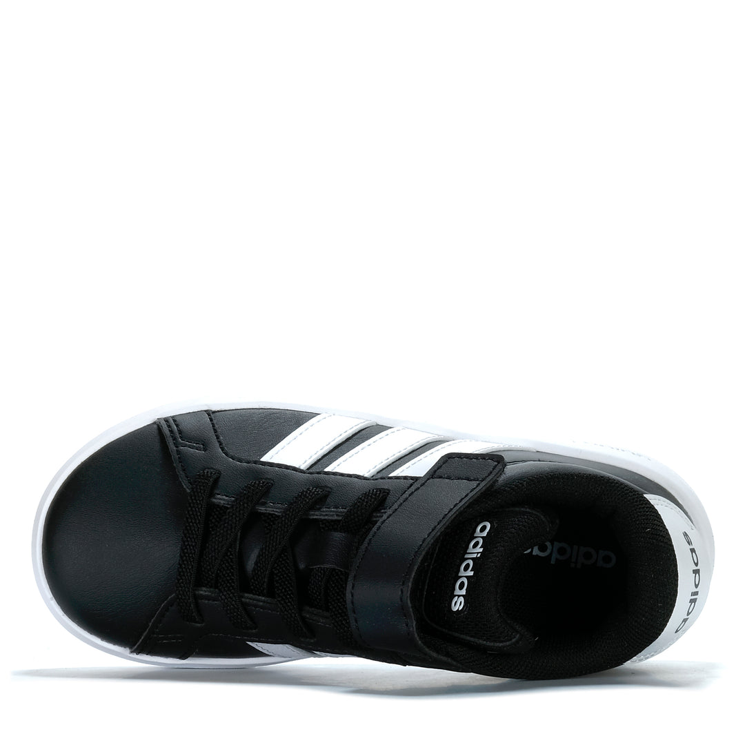 Adidas Grand Court 3.0 EL Youth Black/White Youth Shoes