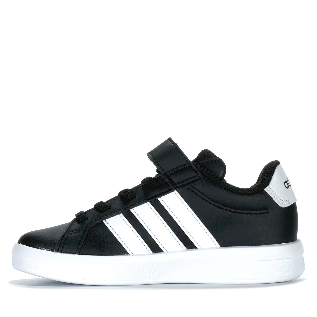 Adidas Grand Court 3.0 EL Youth Black/White Youth Shoes