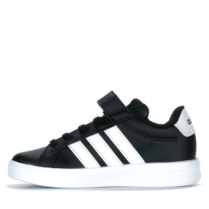 Adidas Grand Court 3.0 EL Youth Black/White Youth Shoes