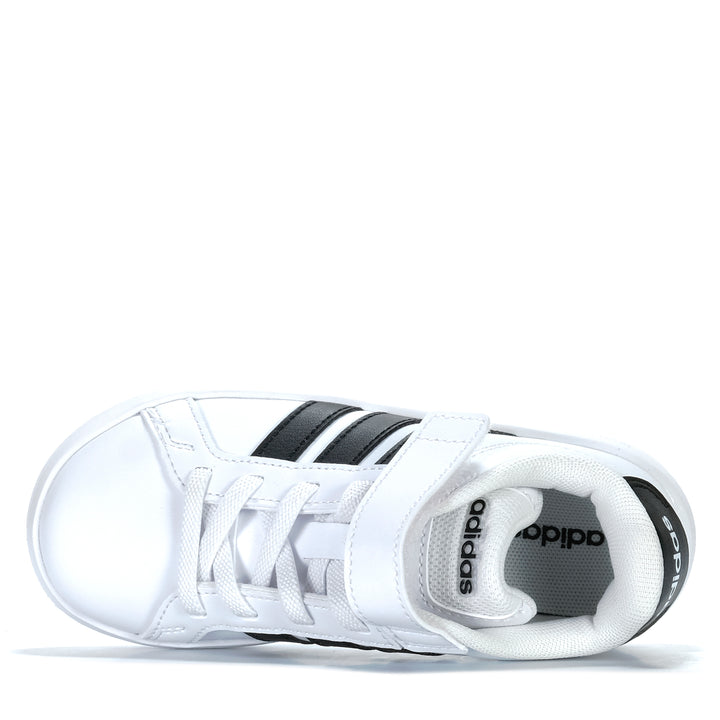 Adidas Grand Court 3.0 EL Youth White/Black Youth Shoes