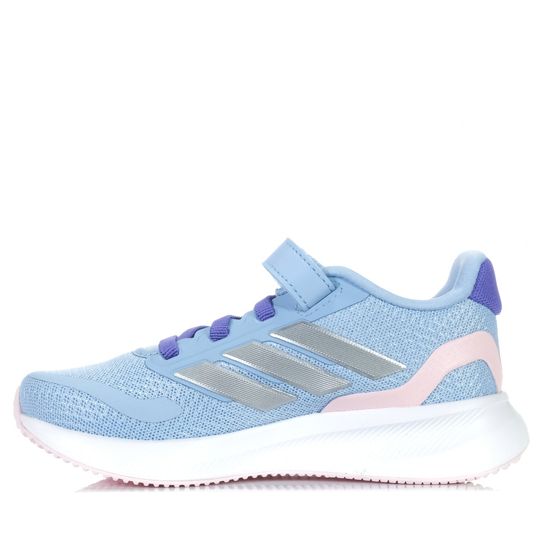 Adidas RunFalcon 3.0 EL C Blue/Silver/Pink, 1 us, 11 us, 12 us, 13 us, 2 us, 3 us, adidas, blue, kids, shoes, sports, toddlers