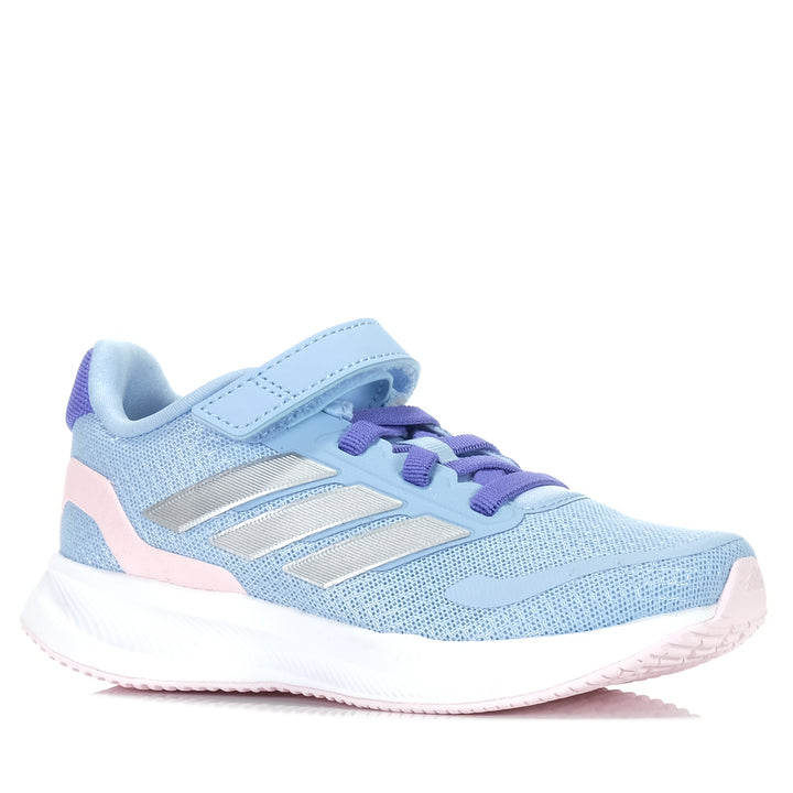 Adidas RunFalcon 3.0 EL C Blue/Silver/Pink, 1 us, 11 us, 12 us, 13 us, 2 us, 3 us, adidas, blue, kids, shoes, sports, toddlers