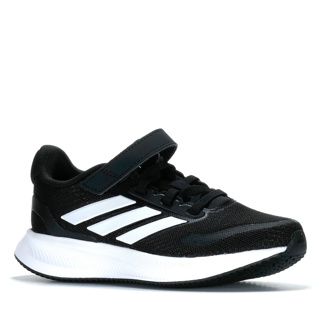 Adidas RunFalcon 5 EL Youth Black/White Youth Shoes