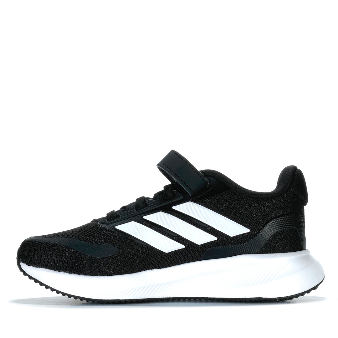 Adidas RunFalcon 5 EL Youth Black/White Youth Shoes