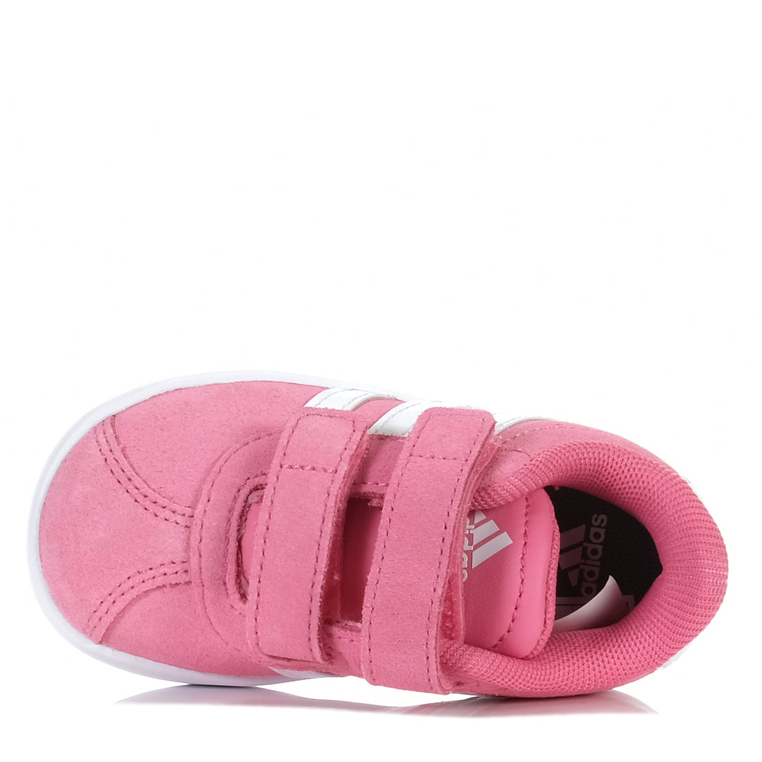 Adidas VL Court 3.0 CF I Pink Fusion/Cloud White, 10 US, 5 US, 6 US, 7 US, 8 US, 9 US, adidas, kids, pink, shoes, sneakers, toddlers