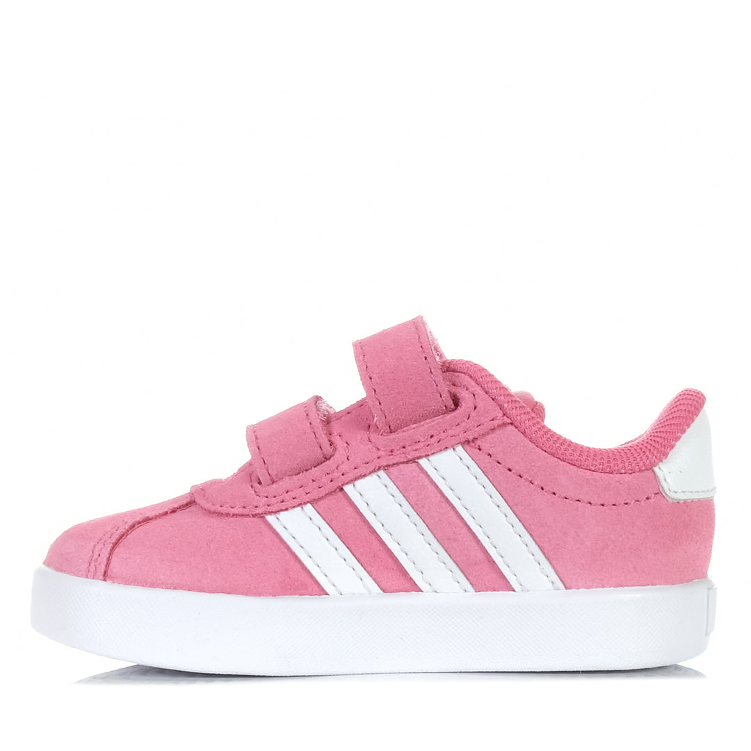 Adidas VL Court 3.0 CF I Pink Fusion/Cloud White, 10 US, 5 US, 6 US, 7 US, 8 US, 9 US, adidas, kids, pink, shoes, sneakers, toddlers