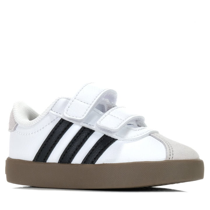 Adidas VL Court 3.0 CF I White/Black, adidas, kids, shoes, sneakers, toddlers, white