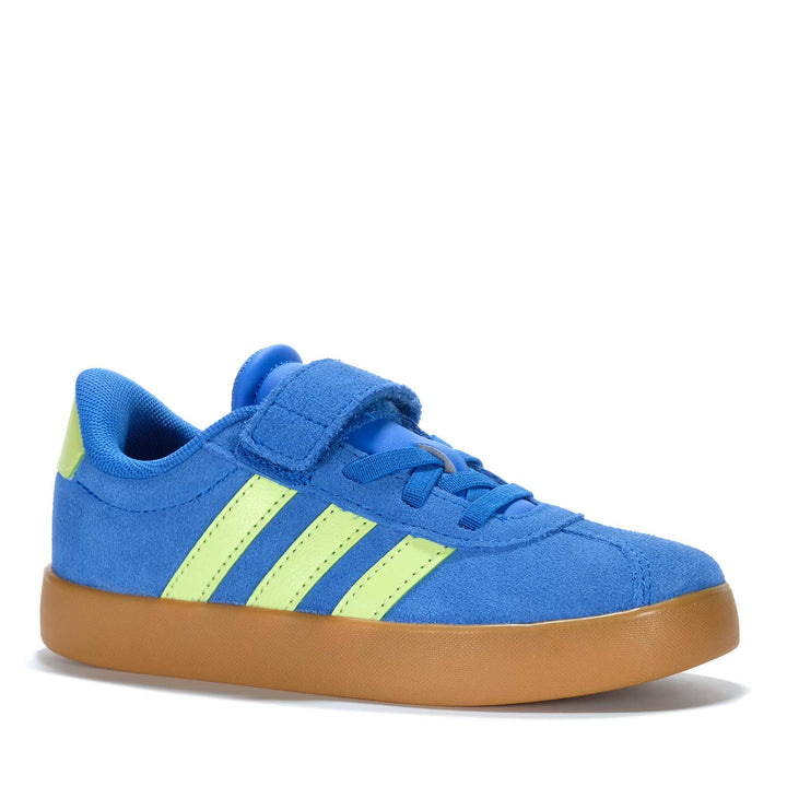 Adidas VL Court 3.0 EL C Kids Bright Royal/Lime Youth Shoes