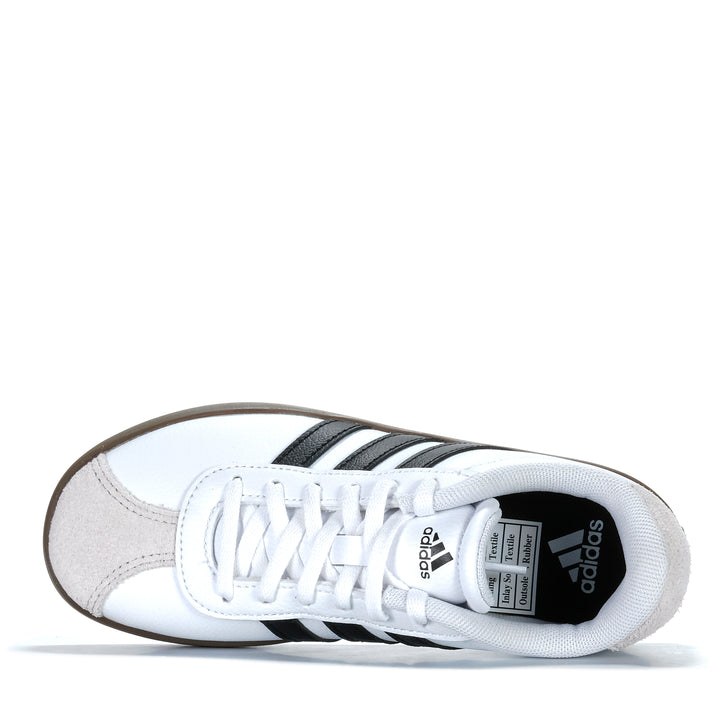 Adidas VL Court 3.0 Kids White/Black/Grey Youth Shoes
