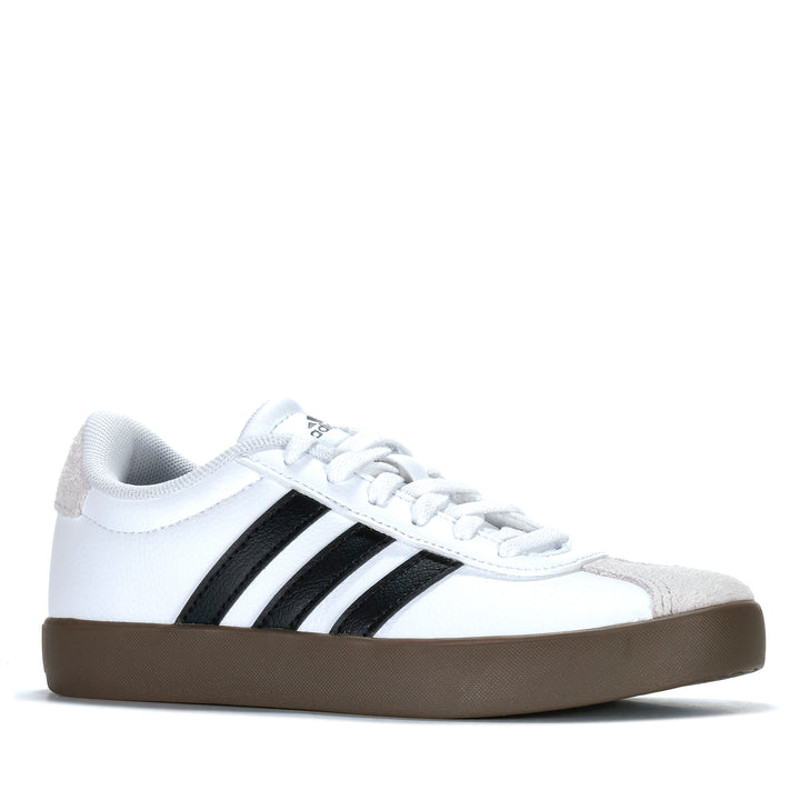 Adidas VL Court 3.0 Kids White/Black/Grey Youth Shoes