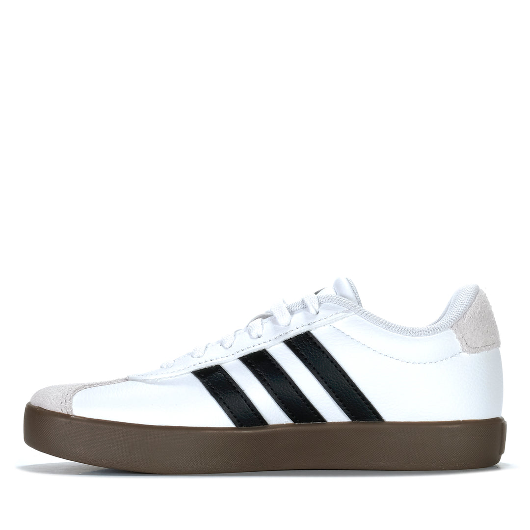 Adidas VL Court 3.0 Kids White/Black/Grey Youth Shoes