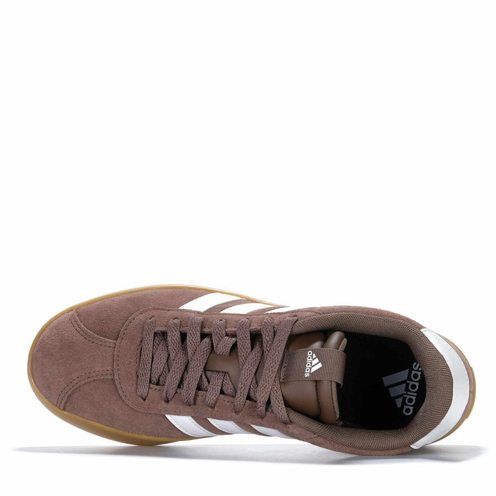 Adidas VL Court 3.0 Mens Earth Strata/Cloud White/Gold Metallic Mens Sneakers