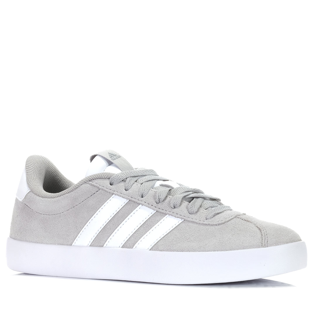 Adidas VL Court 3.0 Womens Grey/White, 10 US, 11 US, 6 US, 7 US, 8 US, 9 US, adidas, grey, low-top, sneakers, womens