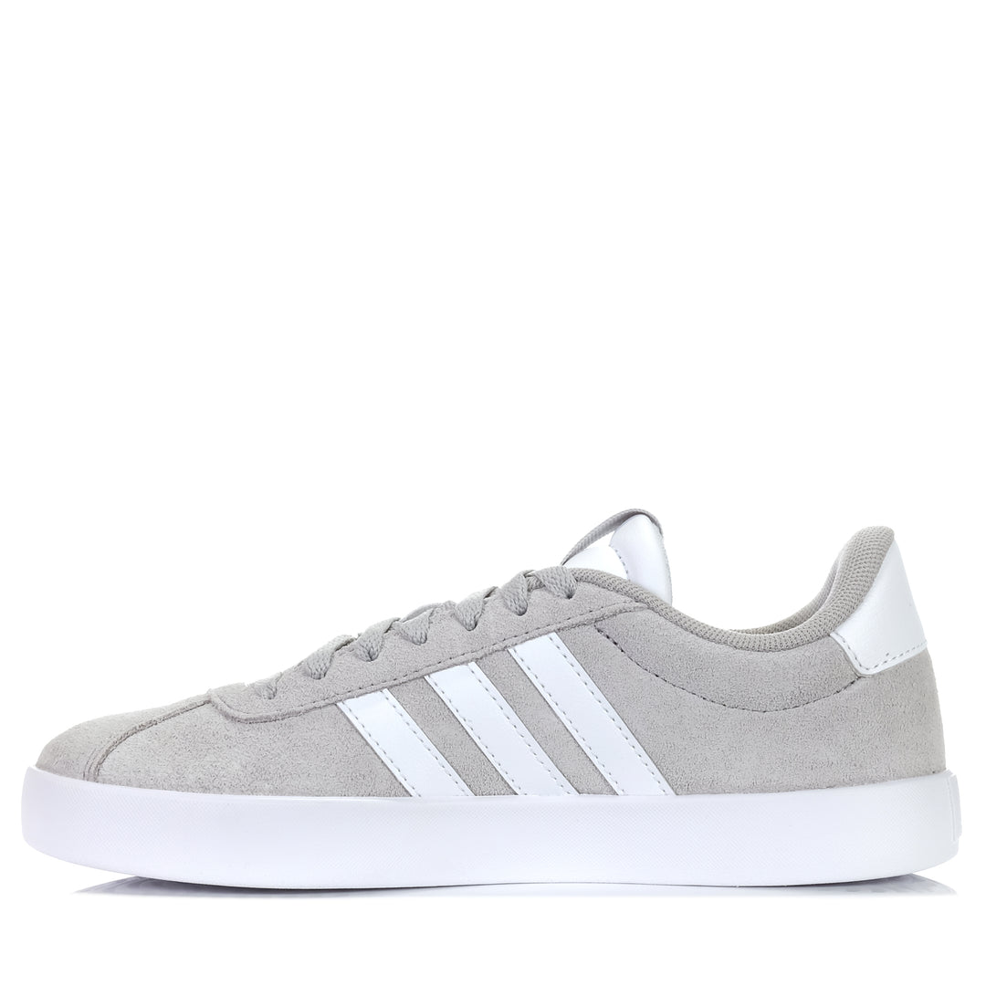 Adidas VL Court 3.0 Womens Grey/White, 10 US, 11 US, 6 US, 7 US, 8 US, 9 US, adidas, grey, low-top, sneakers, womens