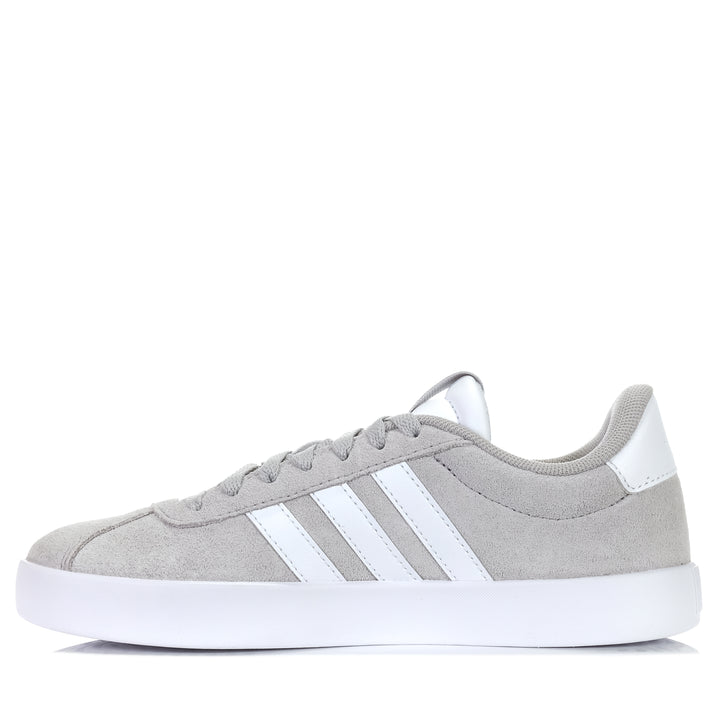 Adidas VL Court 3.0 Womens Grey/White, 10 US, 11 US, 6 US, 7 US, 8 US, 9 US, adidas, grey, low-top, sneakers, womens