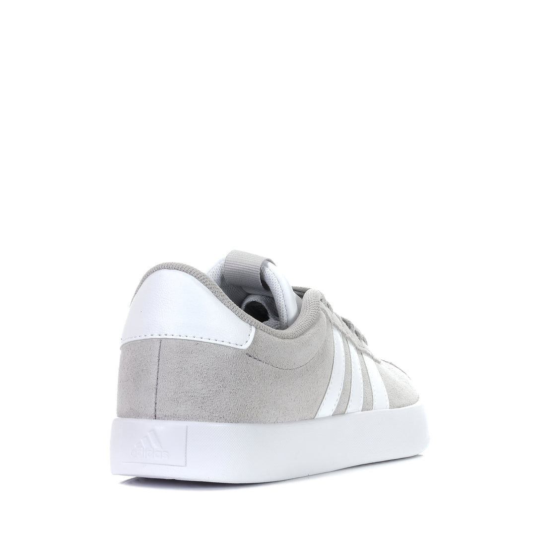 Adidas VL Court 3.0 Womens Grey/White, 10 US, 11 US, 6 US, 7 US, 8 US, 9 US, adidas, grey, low-top, sneakers, womens