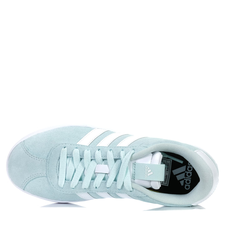 Adidas VL Court 3.0 Womens Mint/White, 10 US, 11 US, 6 US, 7 US, 8 US, 9 US, adidas, green, low-top, sneakers, womens