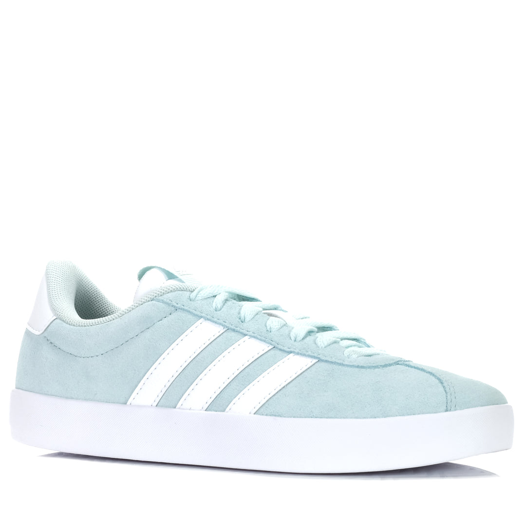 Adidas VL Court 3.0 Womens Mint/White, 10 US, 11 US, 6 US, 7 US, 8 US, 9 US, adidas, green, low-top, sneakers, womens