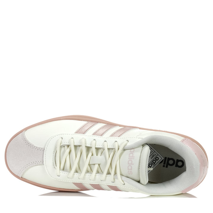 Adidas VL Court Bold Ivory/Pink, 10 US, 11 US, 6 US, 7 US, 8 US, 9 US, adidas, low-tops, pink, sneakers, white, womens