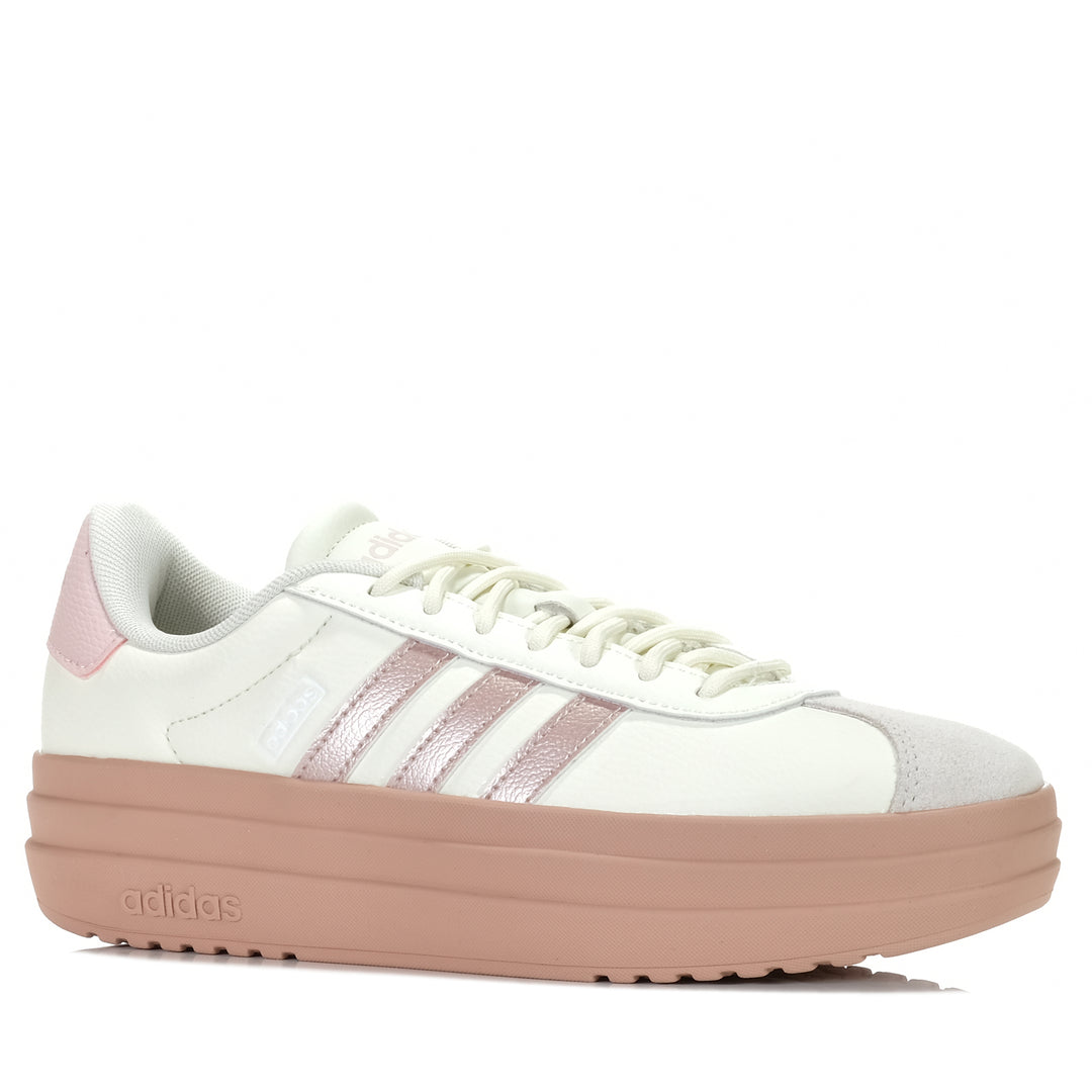 Adidas VL Court Bold Ivory/Pink, 10 US, 11 US, 6 US, 7 US, 8 US, 9 US, adidas, low-tops, pink, sneakers, white, womens