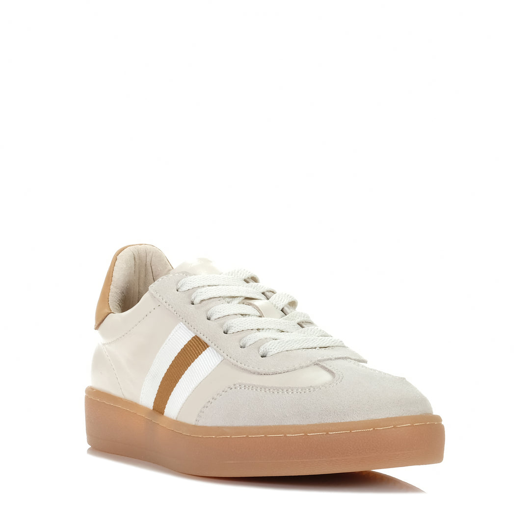 Alfie & Evie Aloha Cream/Camel, Womens, alfie & evie, low-tops, multi, sneakers, white, womens