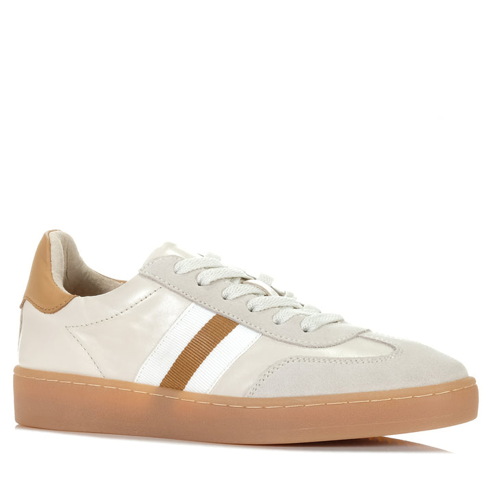 Alfie & Evie Aloha Cream/Camel, Womens, alfie & evie, low-tops, multi, sneakers, white, womens