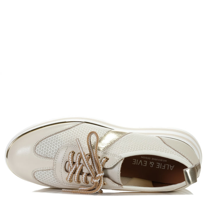 Alfie & Evie Harmony Cream, Womens, alfie & evie, low-tops, sneakers, taupe, womens