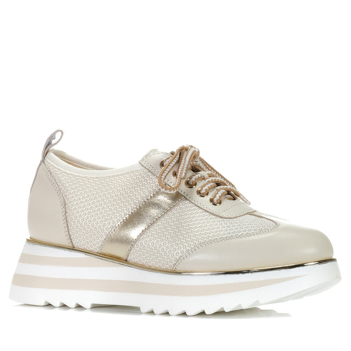 Alfie & Evie Harmony Cream, Womens, alfie & evie, low-tops, sneakers, taupe, womens