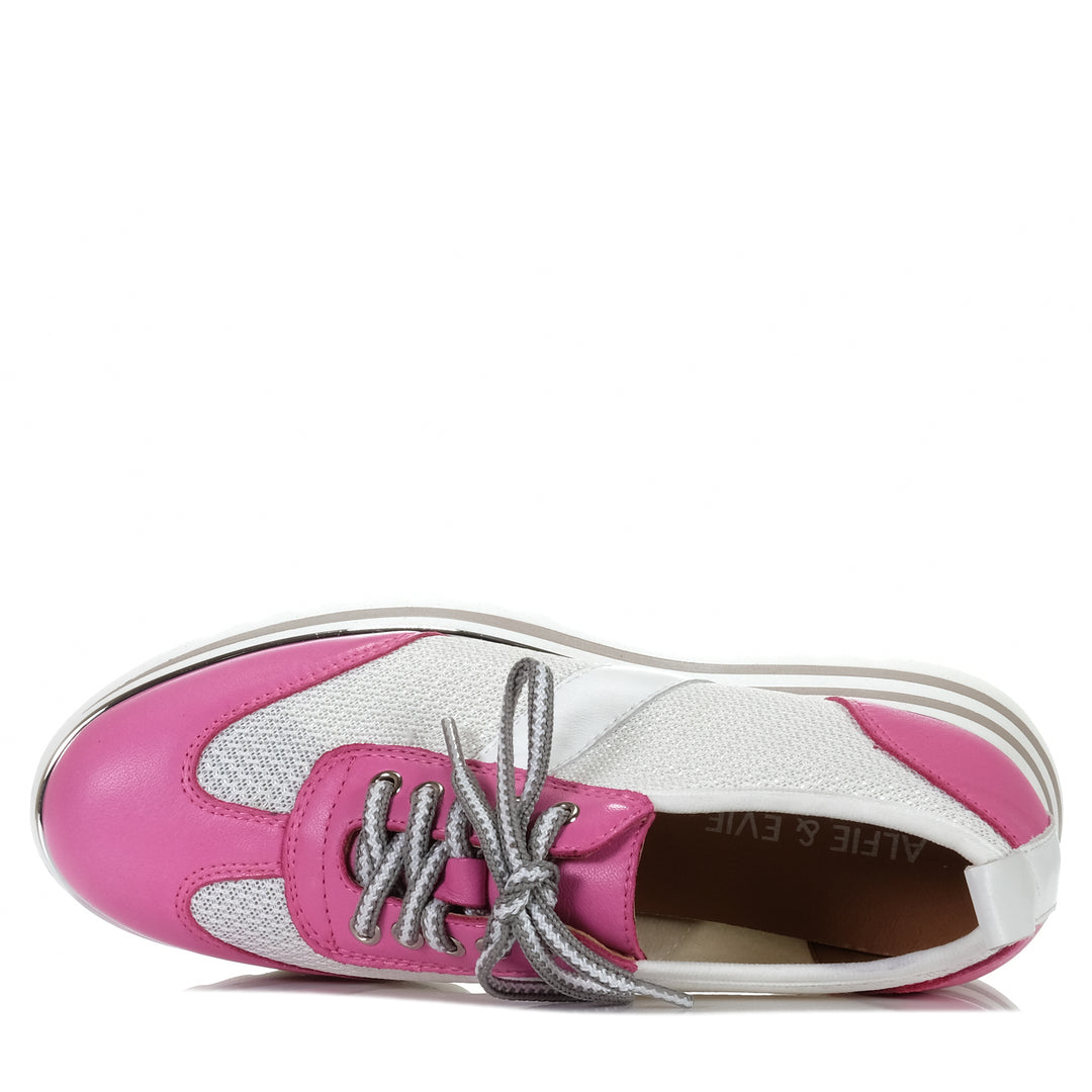 Alfie & Evie Harmony Hot Pink, Womens, alfie & evie, low-tops, multi, pink, sneakers, womens