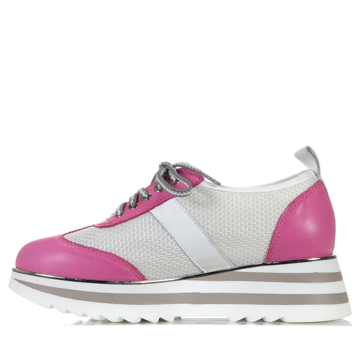 Alfie & Evie Harmony Hot Pink, Womens, alfie & evie, low-tops, multi, pink, sneakers, womens