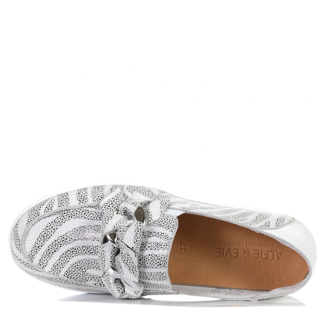 Alfie & Evie Mafia Zebra, Womens, alfie & evie, flats, loafer, loafers, multi, shoes, womens