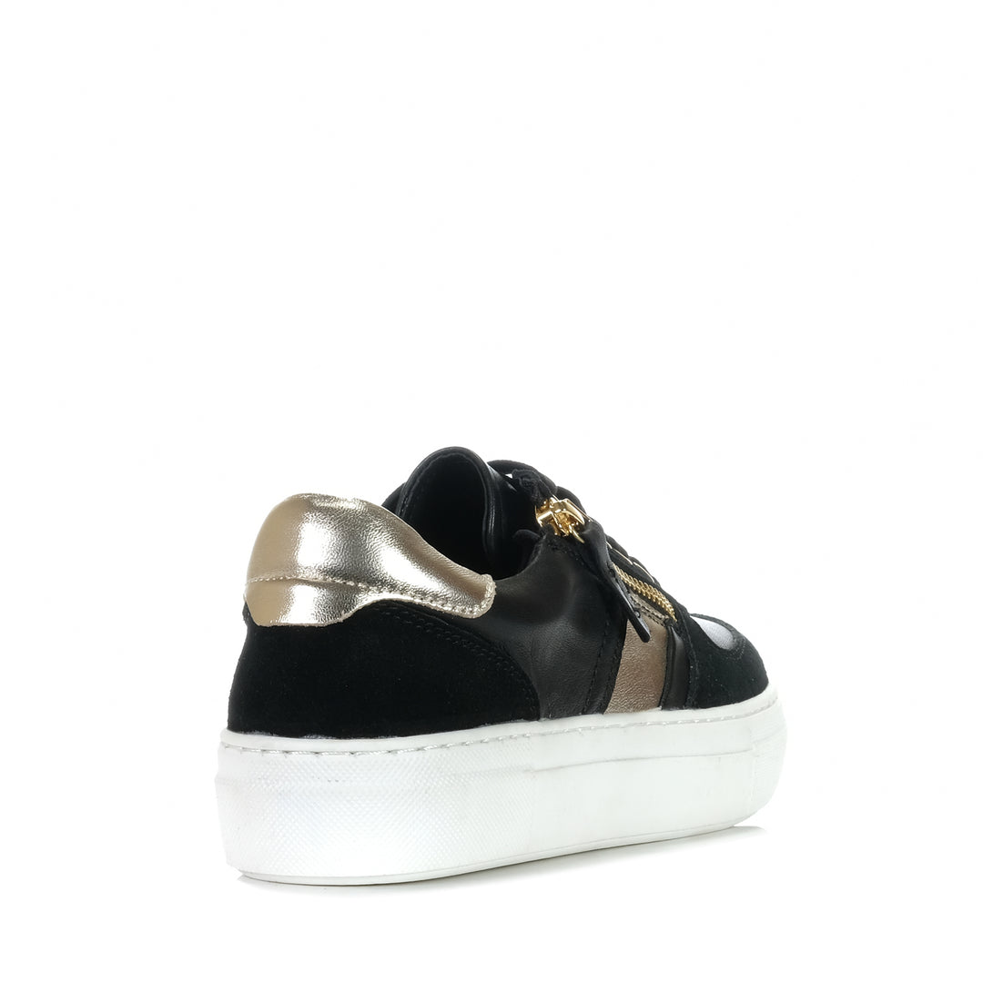 Alfie & Evie Miller Black/Rose Gold, Womens, Alfie & Evie, black, flats, low-tops, multi, shoes, sneakers, womens